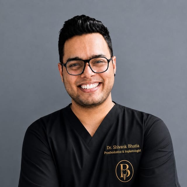 Dr. Shivank Bhatia, Prosthodontist & Implantologist at Tiny Tooth Dental